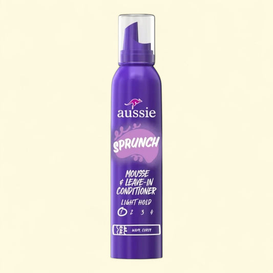 Aussie Sprunch Mousse & Leave-in Conditioner, 6 oz