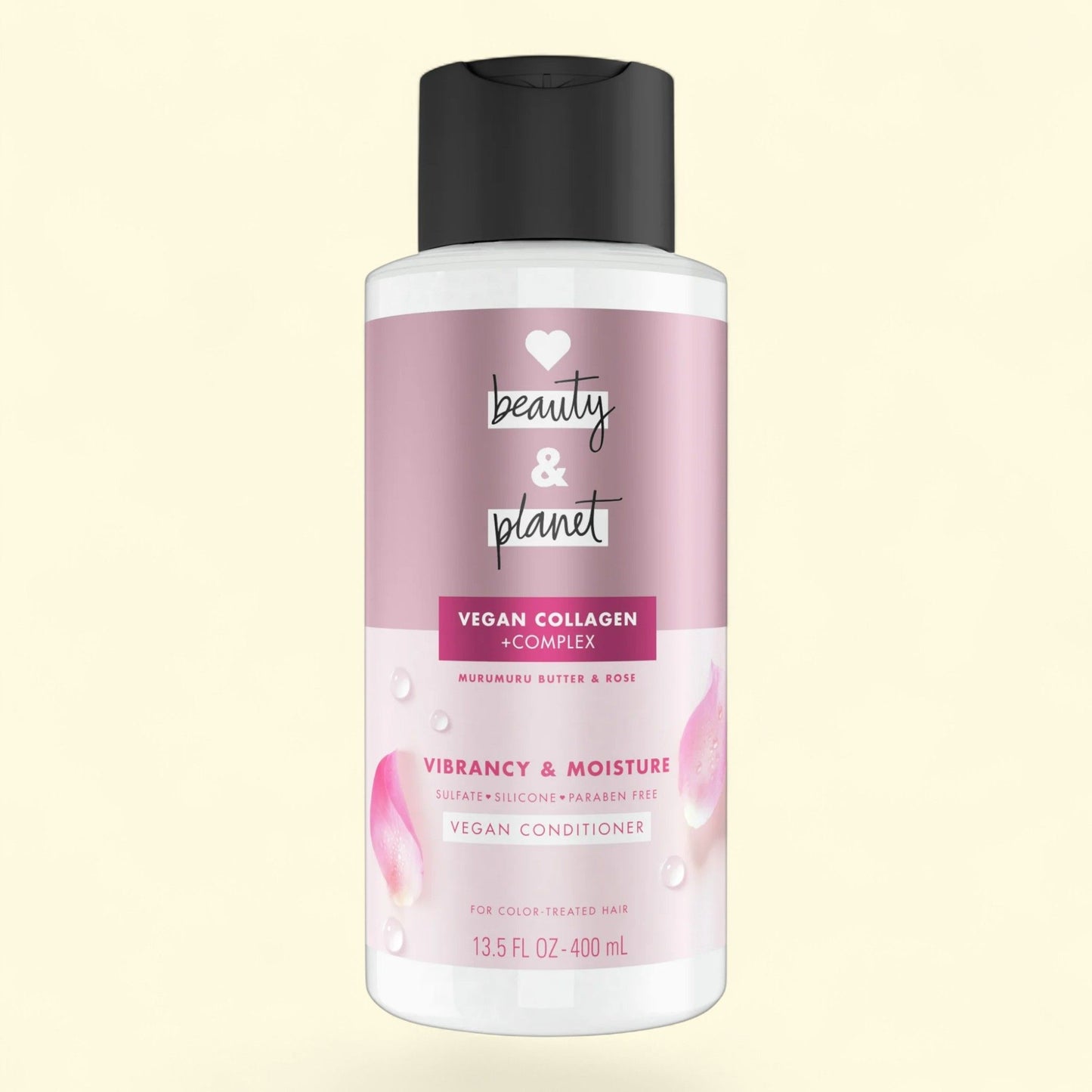 Après-shampooing hydratant au collagène vegan Love Beauty and Planet, 390 g