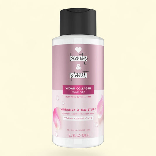 Après-shampooing hydratant au collagène vegan Love Beauty and Planet, 390 g