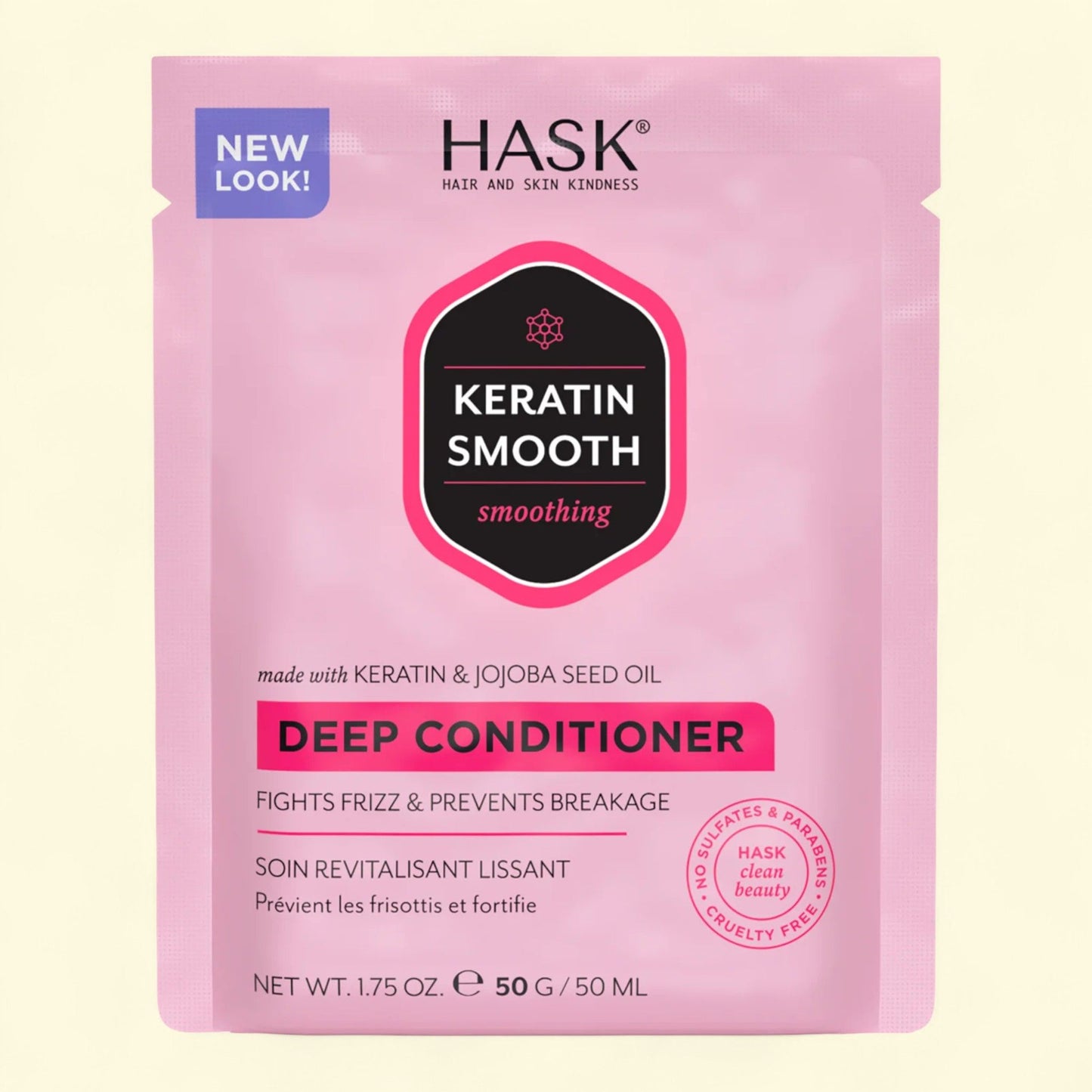 Hask Keratin Smoothing Deep Conditioner, 1.75 oz