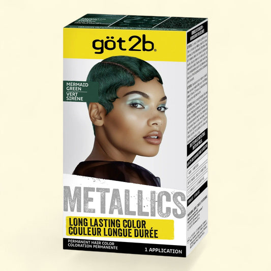 Got2b Metallics Hair Color, M77 Mermaid Green, 1 Pack
