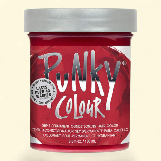 Punky Semi-Permanent Hair Color, Vermillion Red, 3.5oz