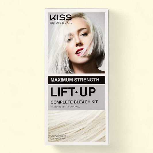 Kiss Colors & Care Bleach Toner Kit, Ice, Maximum Strength, Complete, Lift-up, 1 Pack