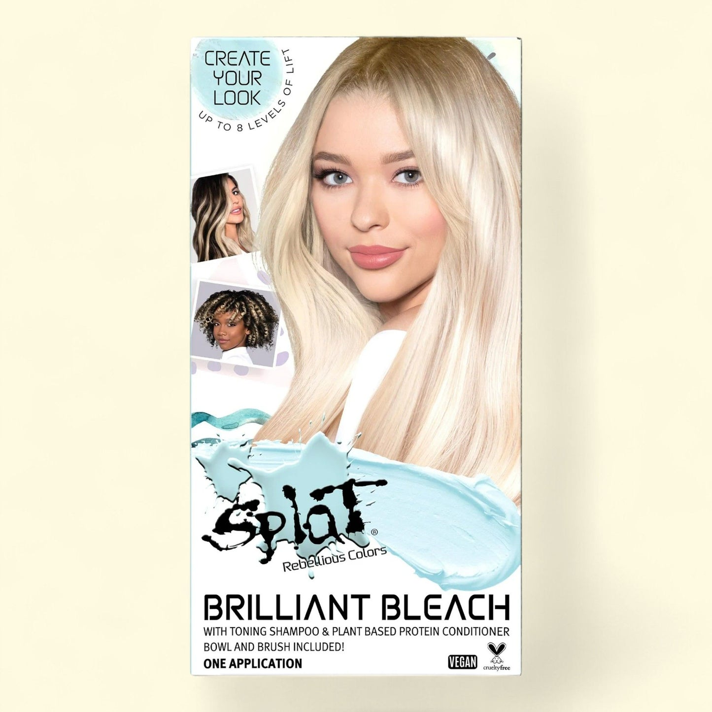 Splat Hair Bleach Kit, Brilliant Bleach Blonde, 1 Application, 1 Pack