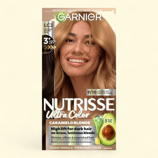 Garnier Nutrisse Ultra Color Nourishing Hair Color Creme, Dark Blonde, 1 Kit