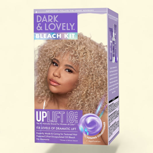 Dark and Lovely Uplift Hair Bleach Kit, Bleach Blonde, 8.47 fl oz