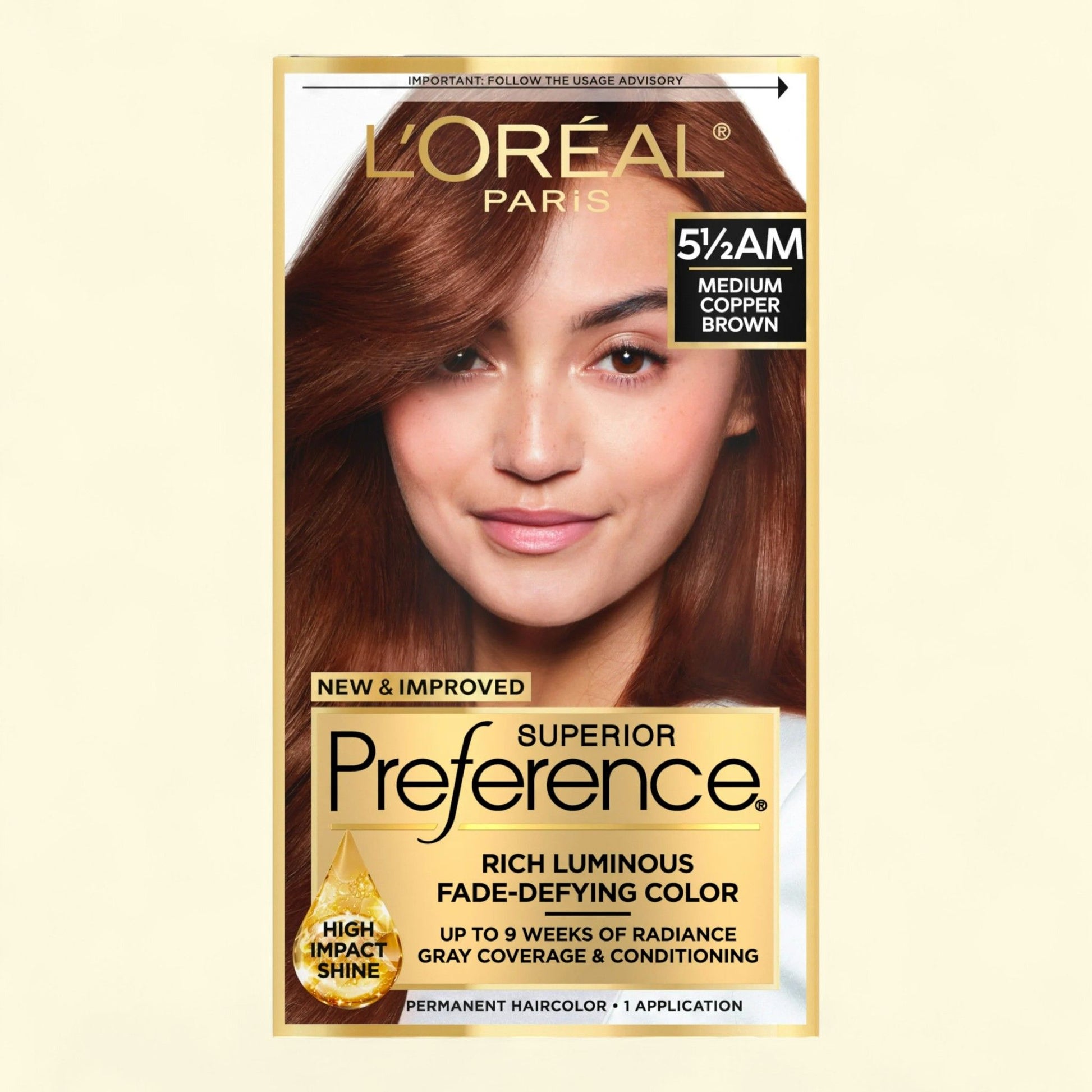 L'Oreal Paris Superior Preference Permanent Hair Color, Medium Copp... — authentic US product shipped worldwide by Treatspree