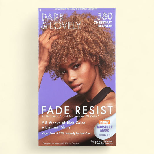 SoftSheen-Carson Dark & Lovely Fade Resist Hair Color, 380 Chestnut Blonde, 1 Pack