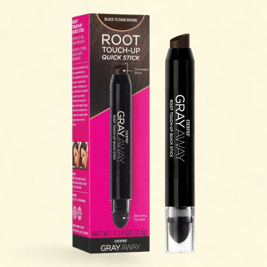 Everpro Gray Away Temporary Hair Color Quick Stick, Dark Brown, 0.10 oz