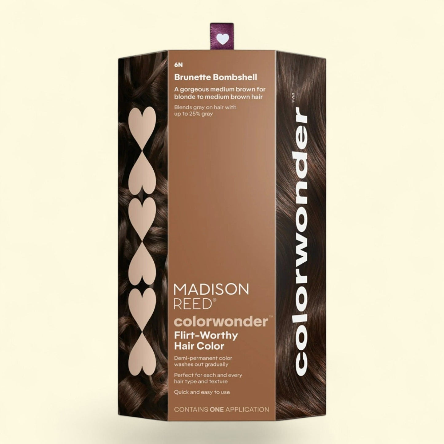 Madison Reed ColorWonder Demi-Permanent Hair Color Kit, 6N Brunette Bombshell, 1 Pack