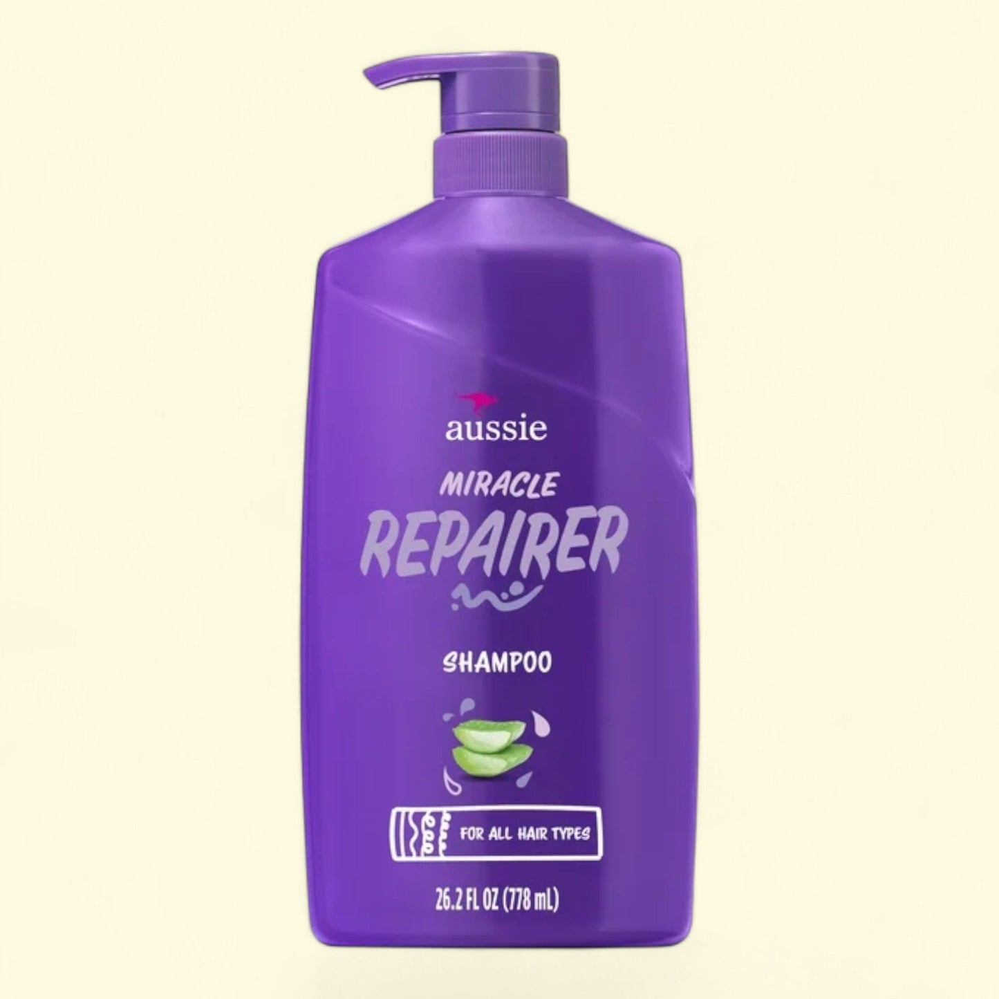 Aussie Miracle Repairer Shampoo with Aloe, 26.2 fl oz