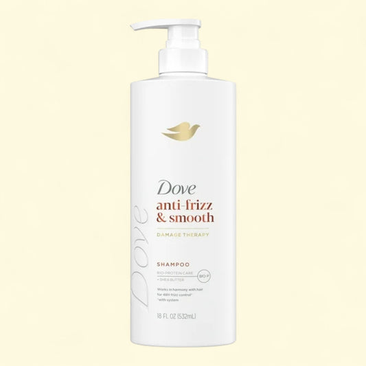 Dove Shampoo for Women Anti Frizz & Smooth, 18 oz