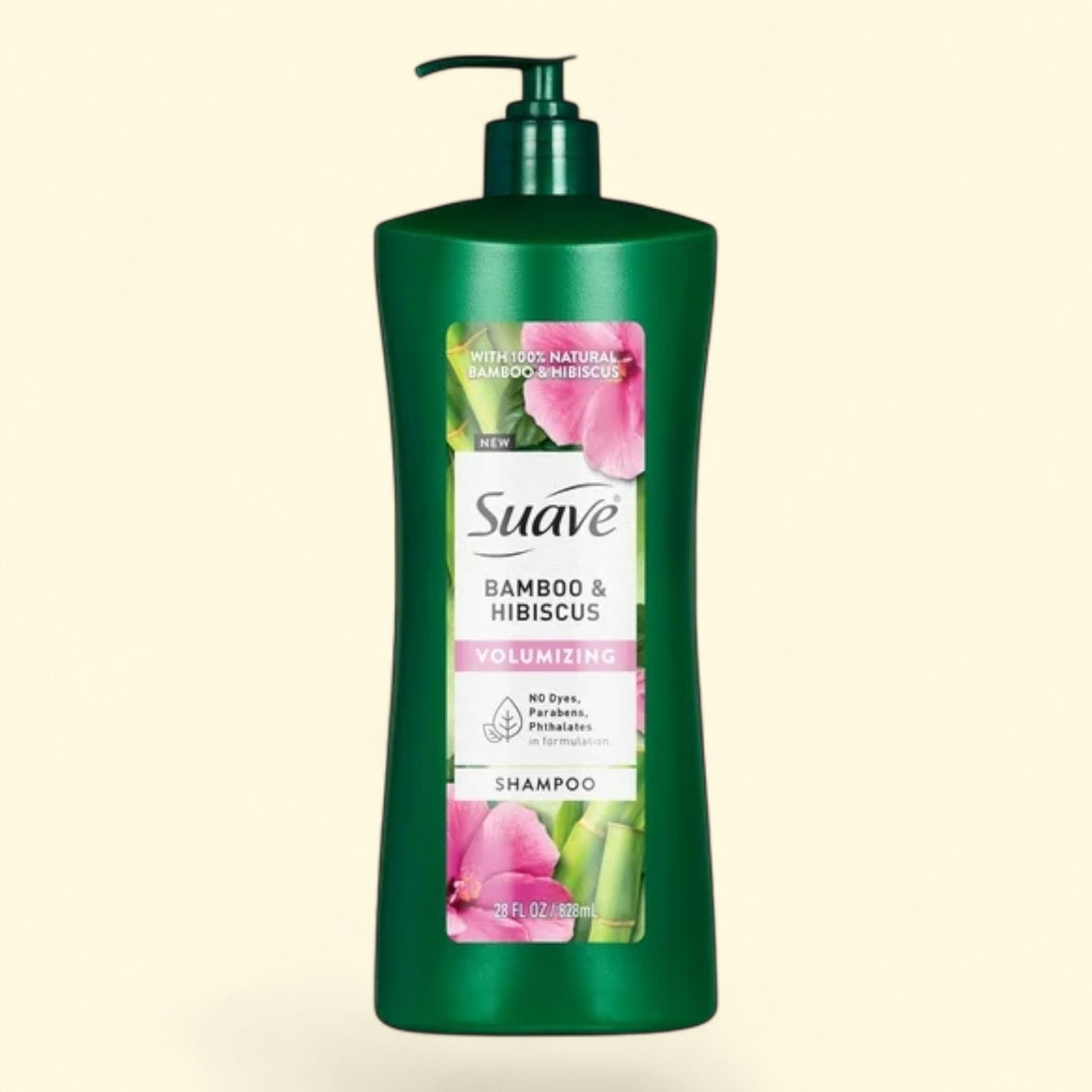 Suave Bamboo & Hibiscus Volumizing Shampoo, 28 oz