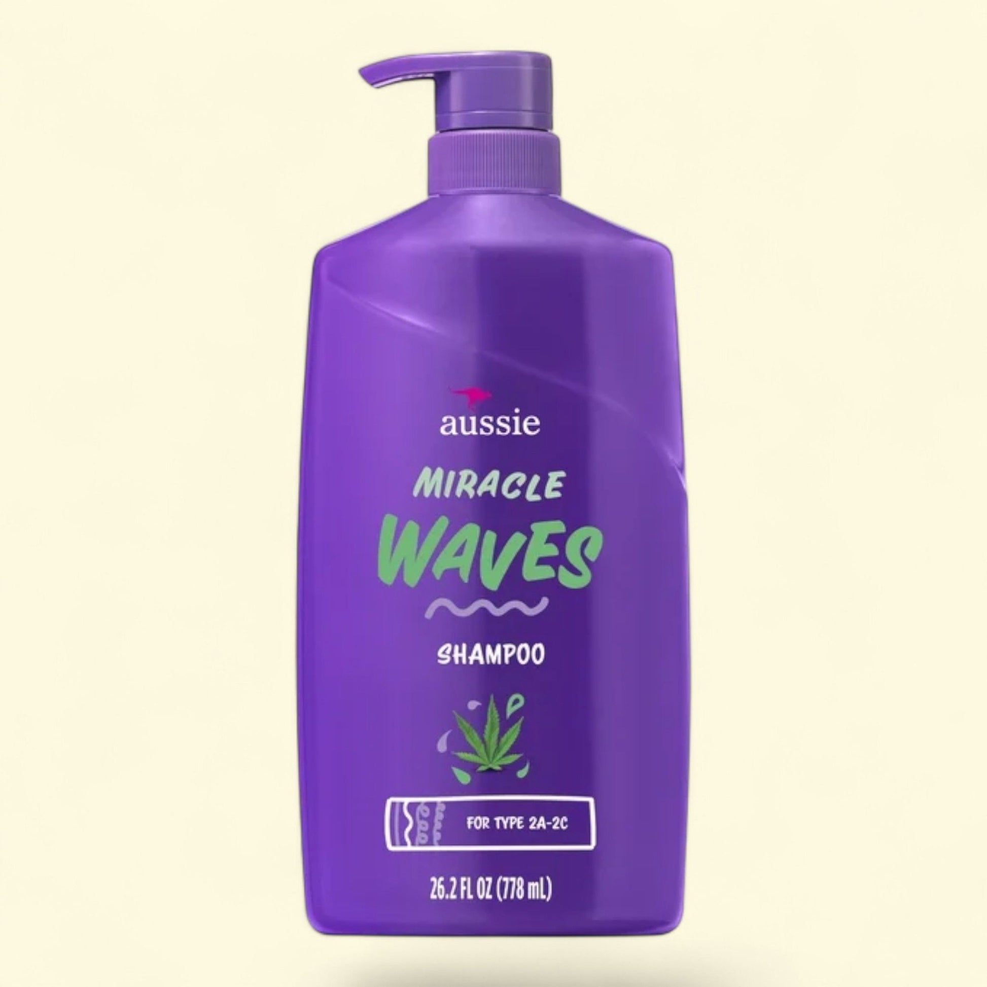 Aussie Miracle Waves Hemp Shampoo, 26.2 fl oz — authentic US product shipped worldwide by Treatspree