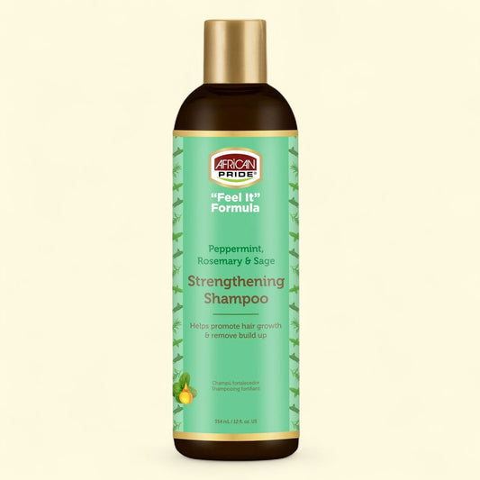 African Pride Strengthening Shampoo, 12 fl. oz