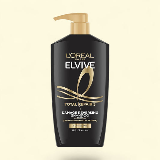 L'Oreal Paris Elvive Total Repair 5 Repairing Shampoo, 28 fl oz