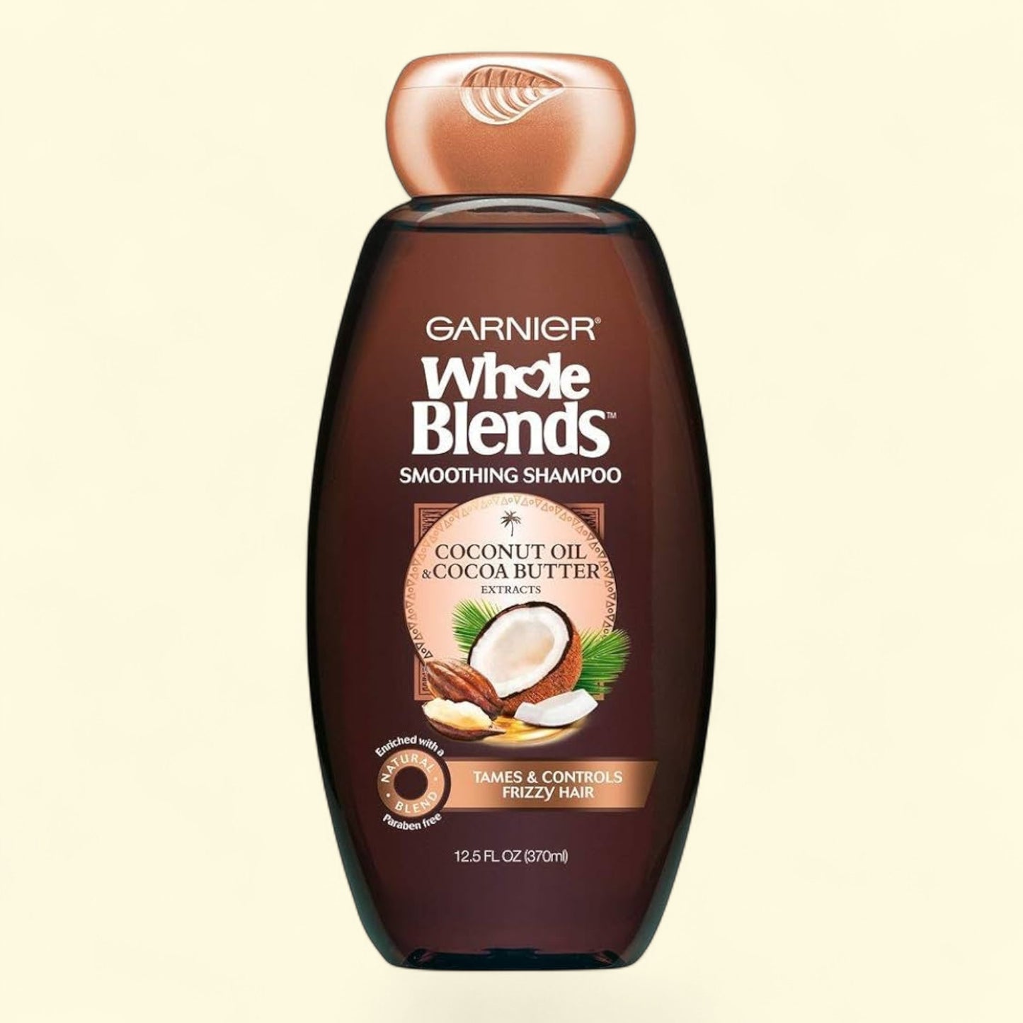 Garnier Whole Blends Frizz Control Nourishing Daily Shampoo, 12.5 fl oz