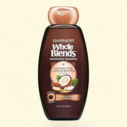 Garnier Whole Blends Frizz Control Nourishing Daily Shampoo, 12.5 fl oz