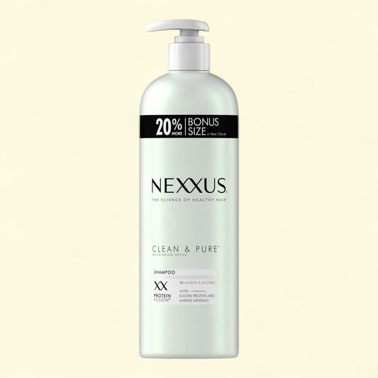 Nexxus Clean & Pure Daily Shampoo, 16.5 oz