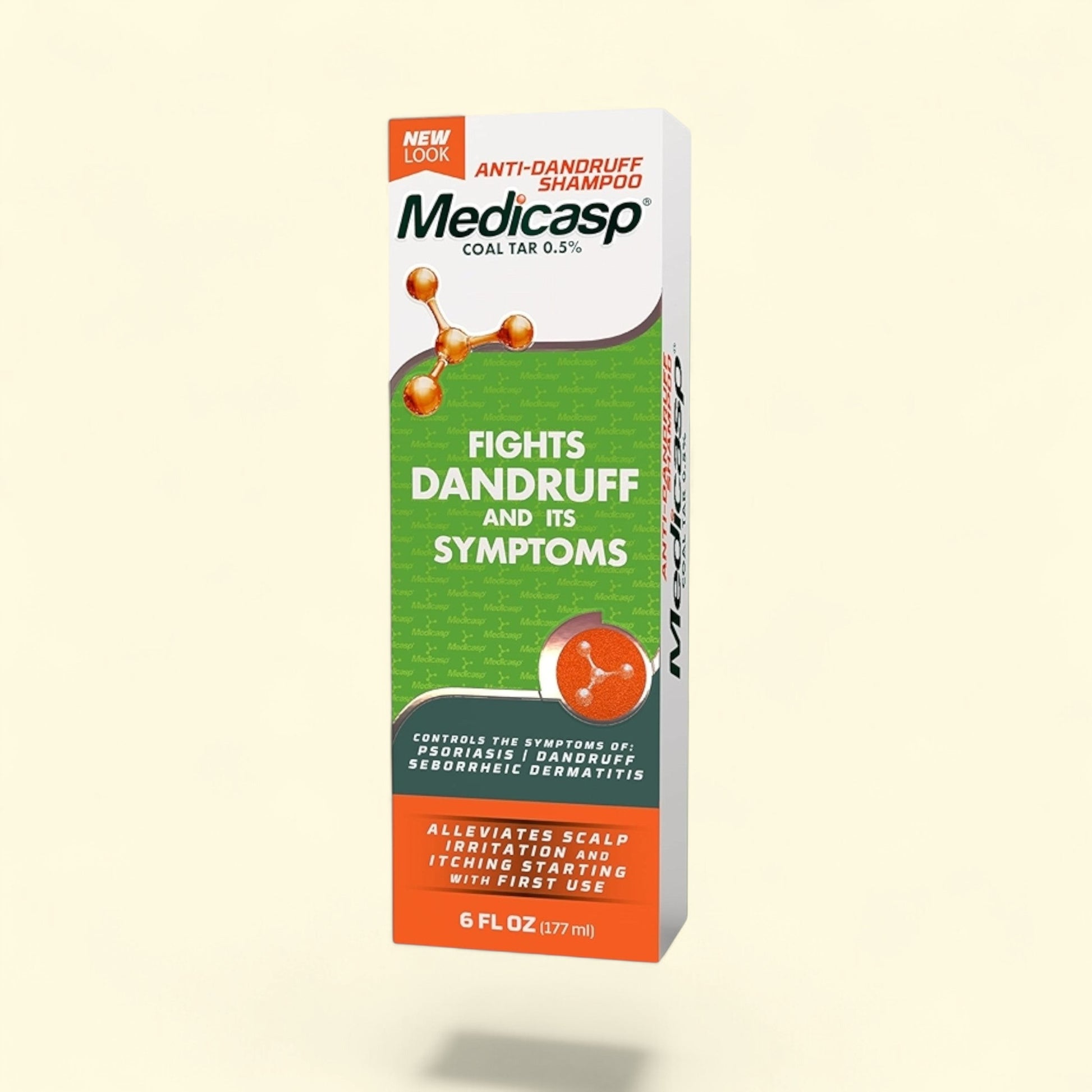 Medicasp Coal Tar Dandruff Shampoo, 6 fl oz — authentic US product shipped worldwide by Treatspree