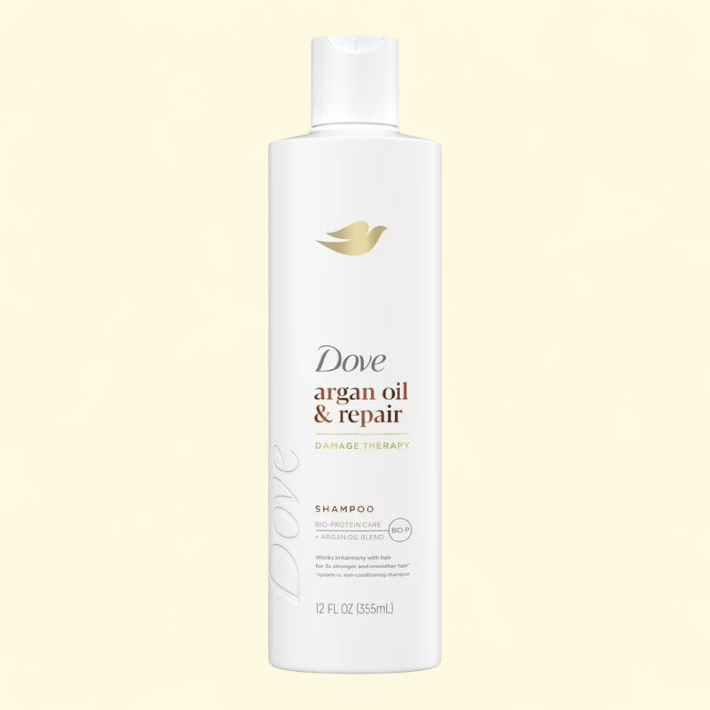 Dove Shampoo Argan Oil & Repair for Women Fine Hair, 12 oz