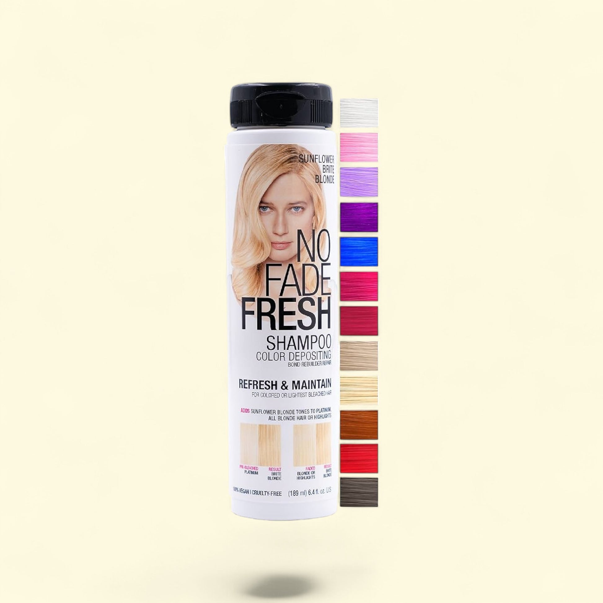 No Fade Fresh Color Depositing Shampoo, 6.4 oz - Sunflower Bright B... — authentic US product shipped worldwide by Treatspree