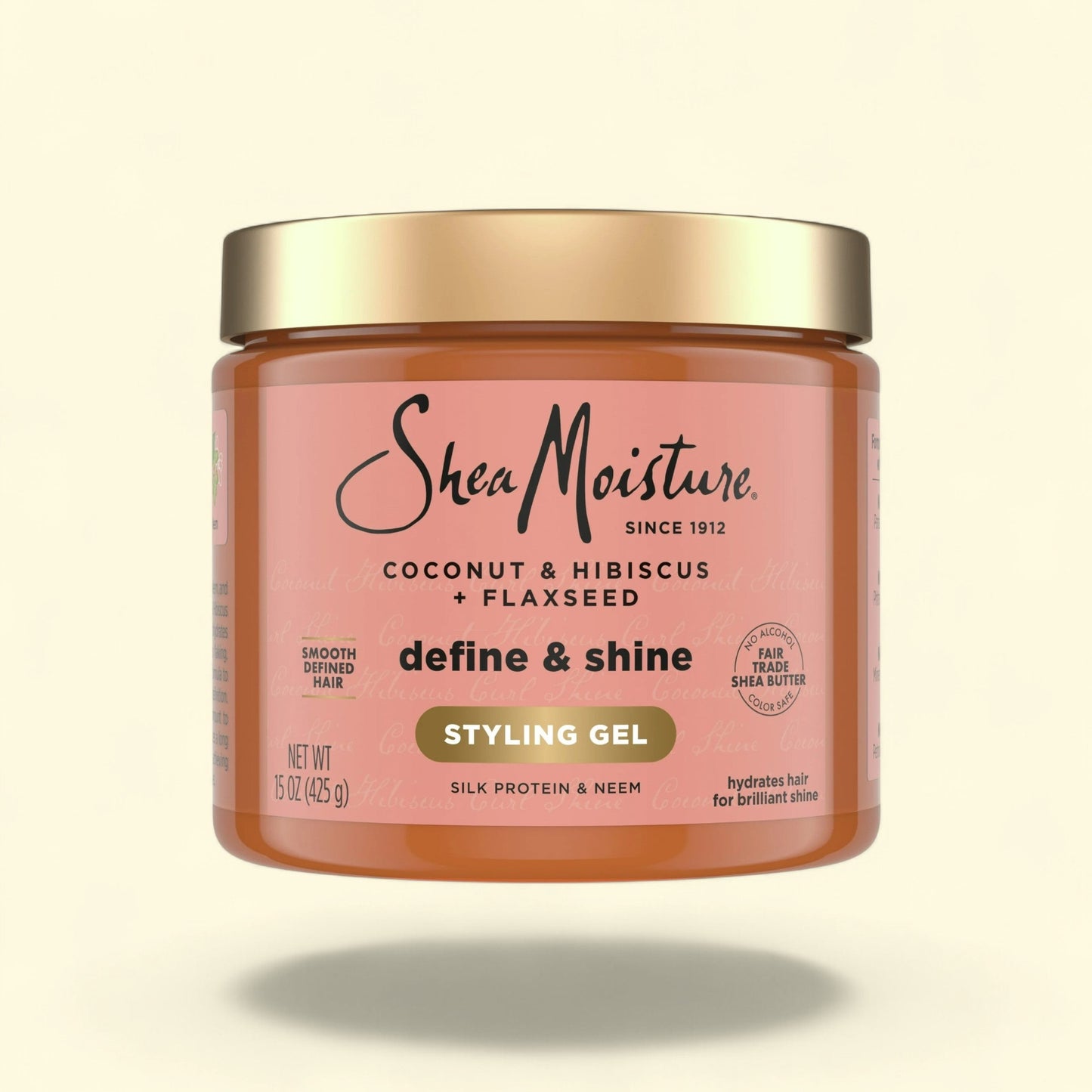 SheaMoisture Styling Gel + Flaxseed Coconut & Hibiscus, 15 oz — authentic US product shipped worldwide by Treatspree