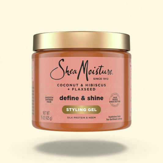 SheaMoisture Styling Gel + Flaxseed Coconut & Hibiscus, 15 oz — authentic US product shipped worldwide by Treatspree
