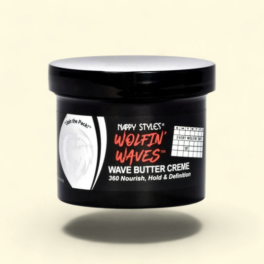 Nappy Styles Wolfin' Waves Wave Butter Crème, 4oz. — authentic US product shipped worldwide by Treatspree