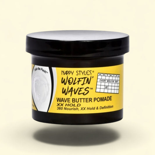 Nappy Styles Wolfin' Waves Butter Pomade, 4oz — authentic US product shipped worldwide by Treatspree