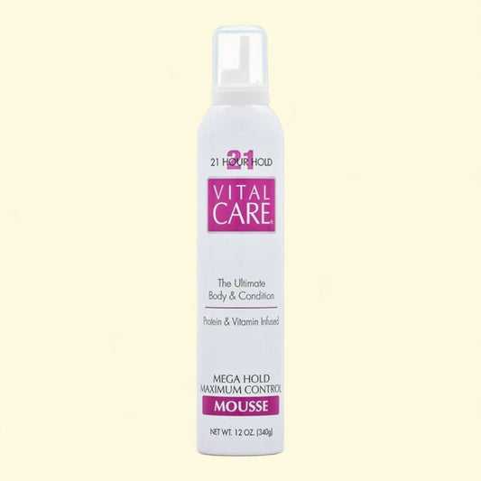 Vital Care Mega Hold Mousse, 12 oz