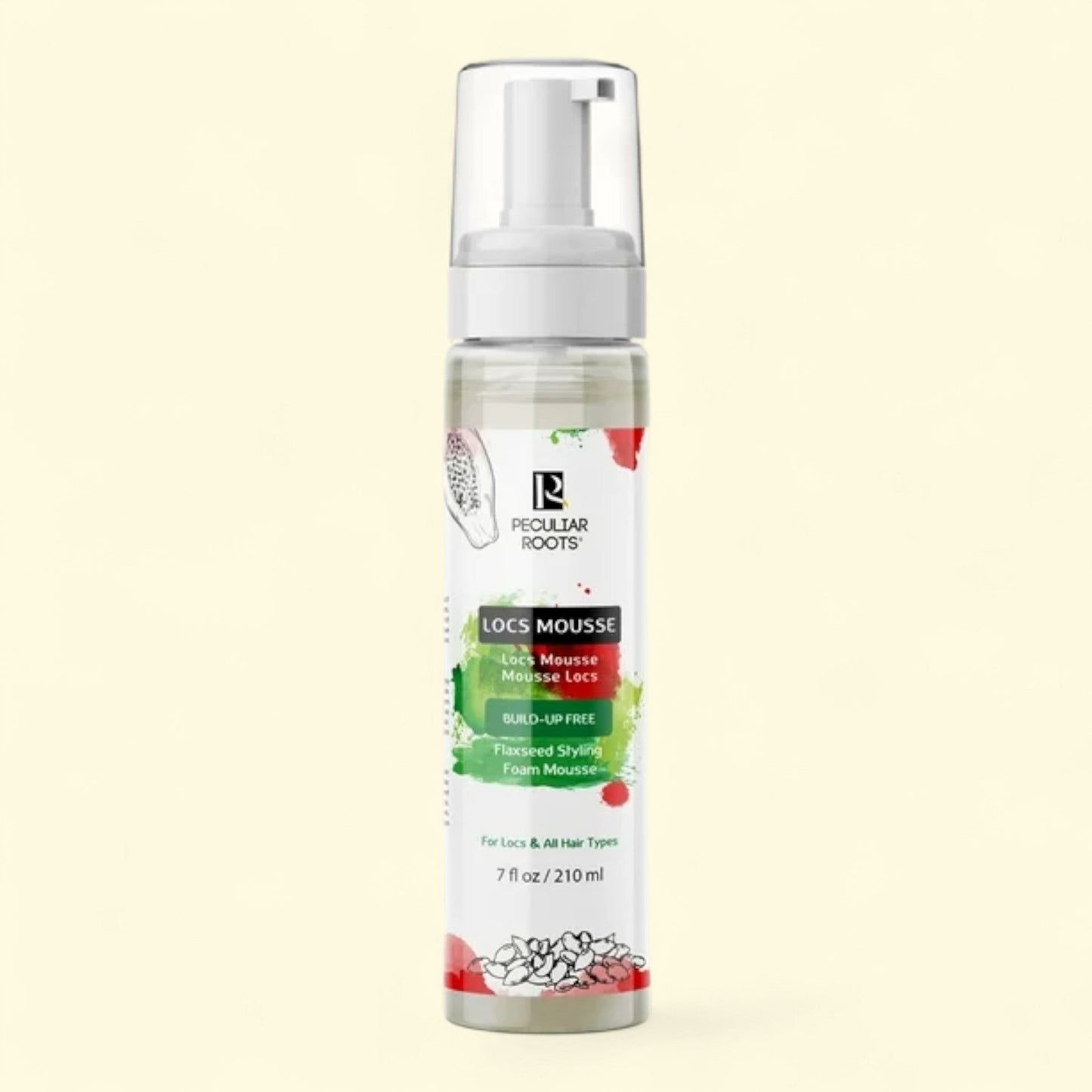Peculiar Roots Locs Flaxseed Styling Mousse, 7 oz — authentic US product shipped worldwide by Treatspree