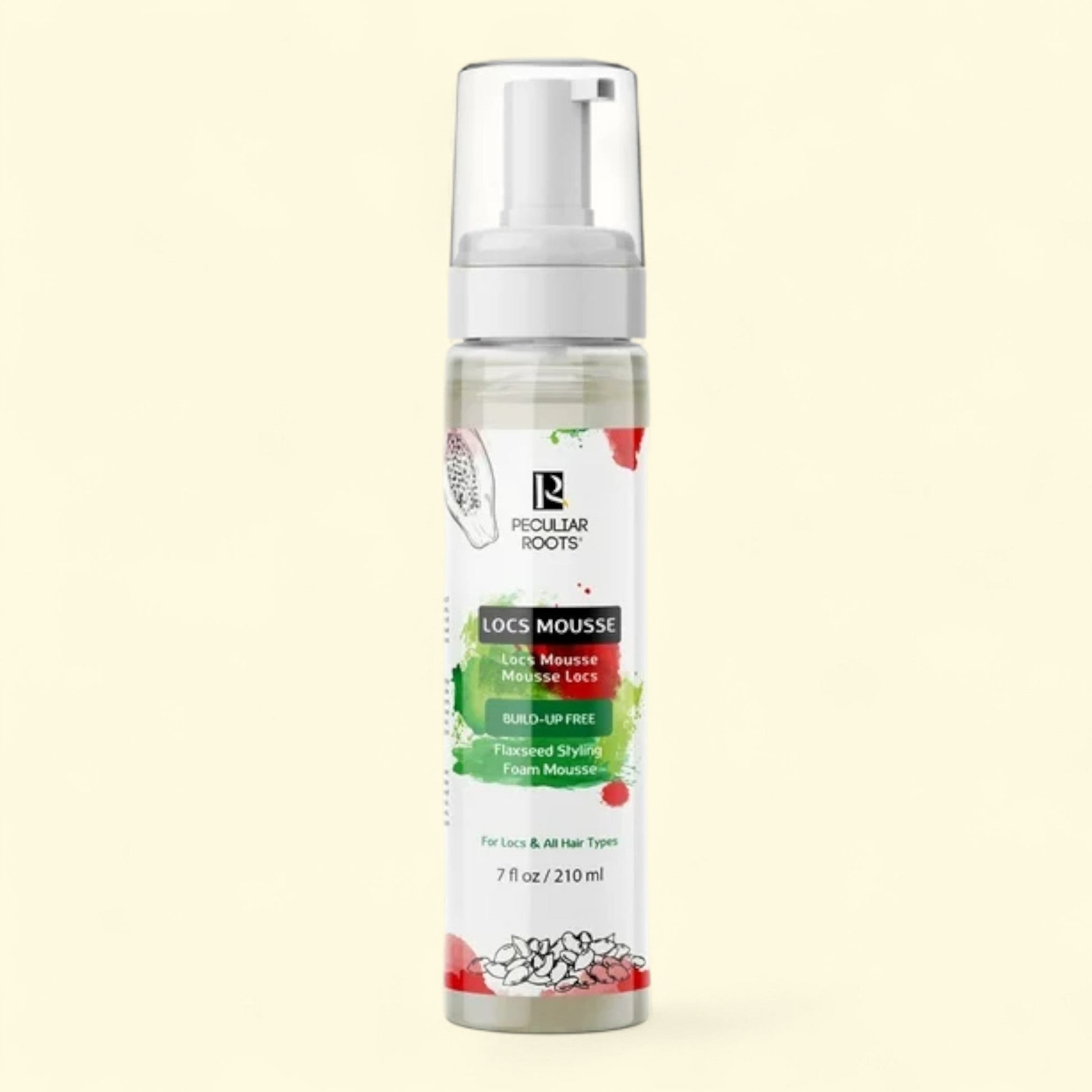 Peculiar Roots Locs Flaxseed Styling Mousse, 7 oz — authentic US product shipped worldwide by Treatspree