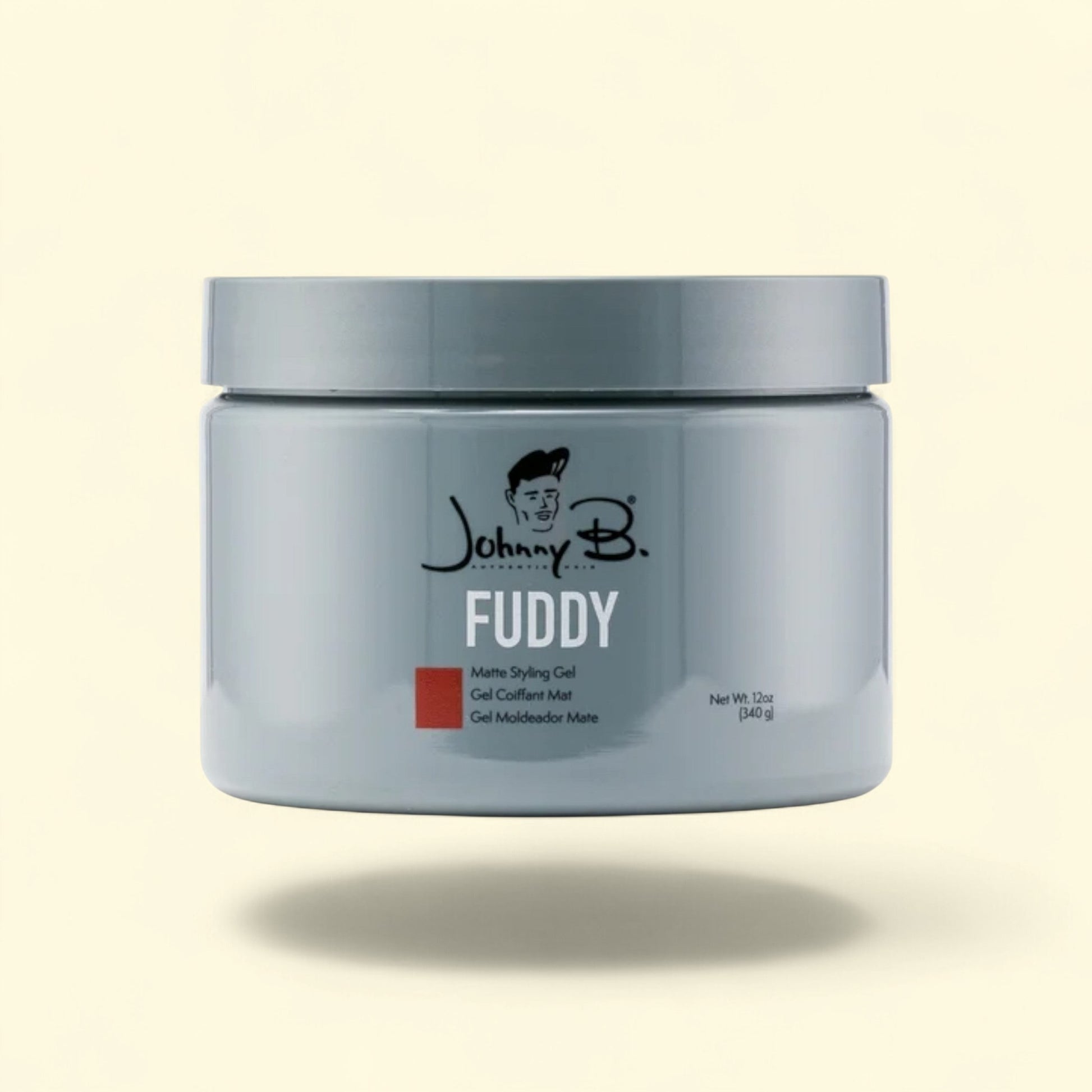 Johnny B Fuddy Strong Matte Hair Styling Gel, 12 oz. — authentic US product shipped worldwide by Treatspree