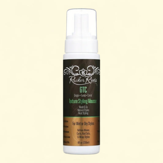 Rucker Roots Texture Styling Mousse, 8 fl.oz.