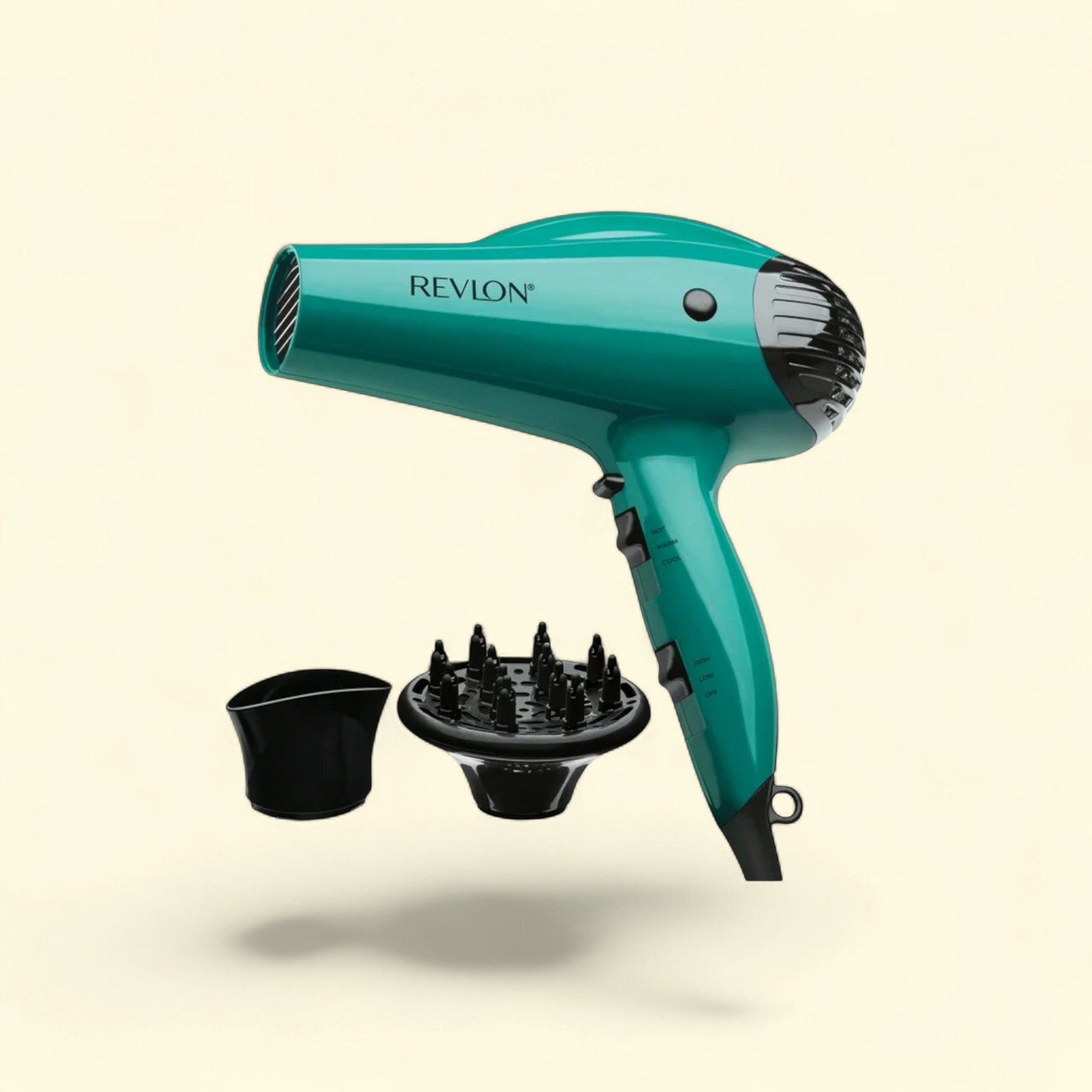 Revlon Hair Dryer, 1875W, Green, 3-in-1 set — authentic US product shipped worldwide by Treatspree