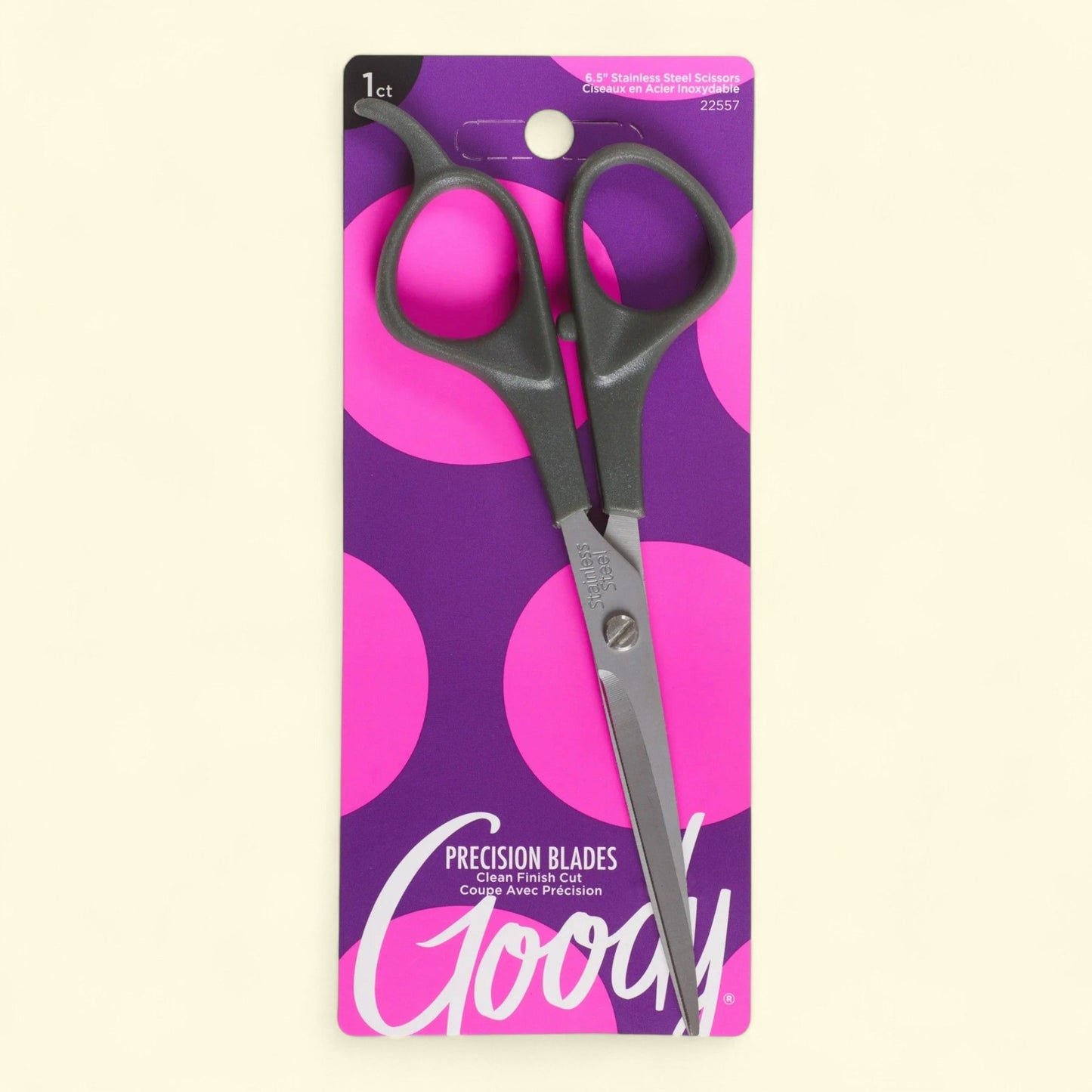 Goody Hair Trimming Scissors, 6.5 Inches Silver 1 Ct