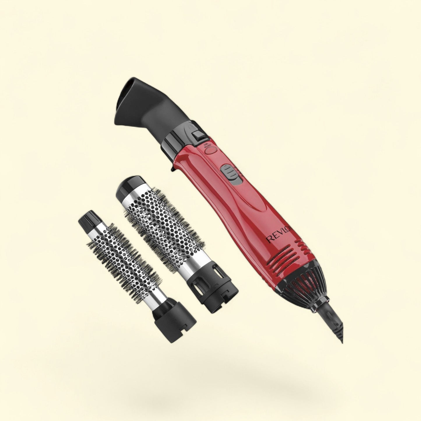 Revlon Hot Air Styling Kit, 1200W Ionic, 1" and 1-1/2", Red ,4-in-1... — authentic US product shipped worldwide by Treatspree