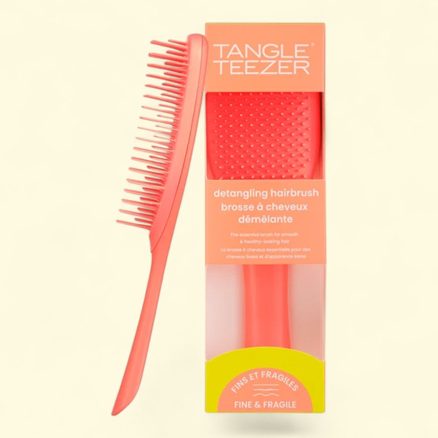 Tangle Teezer Detangler Brush, Fine & Fragile Hair, Orange, (Single Unit)