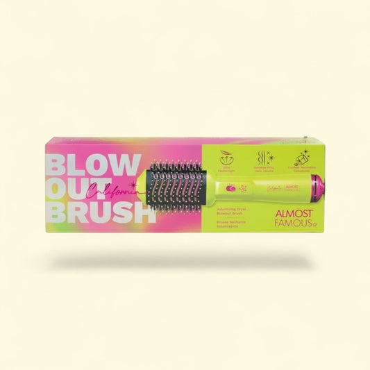 Round Volumizing Blowout Brush, 3 Temp Settings - Yellow, (Single U... — authentic US product shipped worldwide by Treatspree