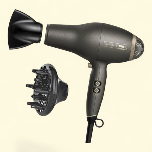 Conair InfinitiPRO Hair Dryer, 1875 Watt, 3-in-1 set