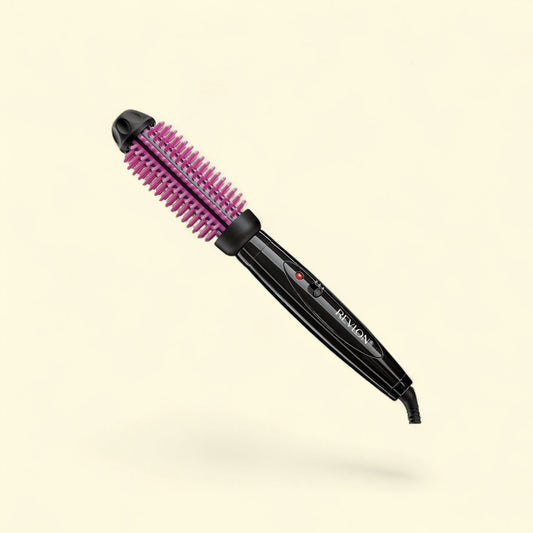 Revlon Pro Collection Silicone 1" Heated Brush, Black and Pink, (Si... — authentic US product shipped worldwide by Treatspree