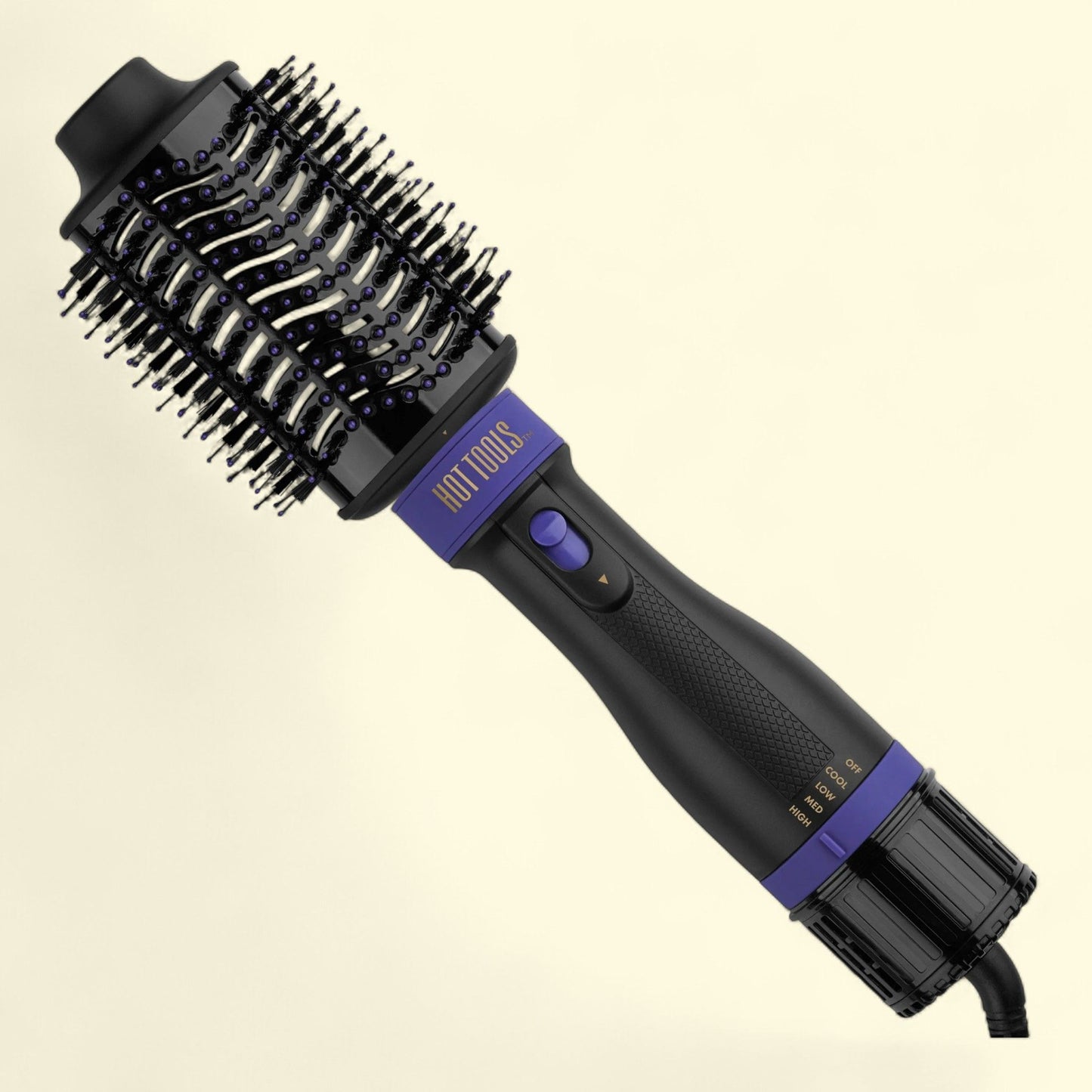 Hot Tools Pro Signature Large One-Step Charcoal Hair Dryer Volumizer, Black, (Single Unit)