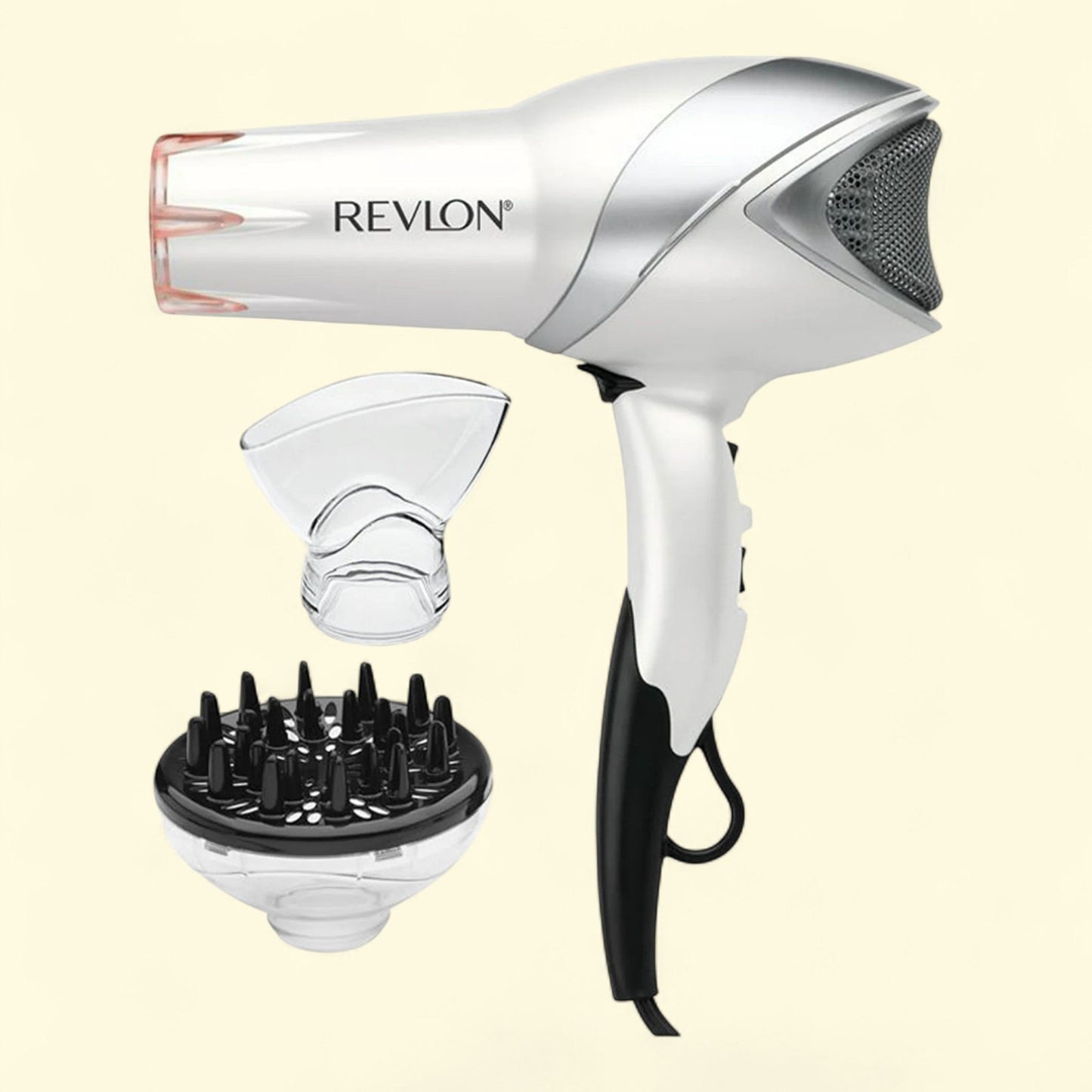 Revlon Hair Dryer, 1875W, White, 3-in-1 set