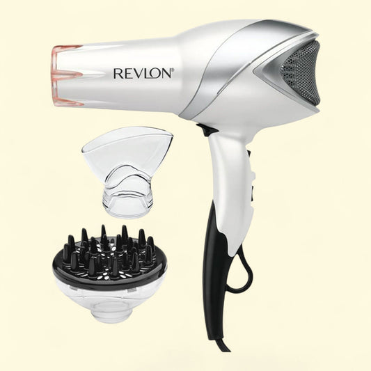 Revlon Hair Dryer, 1875W, White, 3-in-1 set