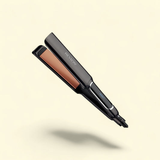 Revlon Pro Collection Flat Iron, 1-1/2" Copper Extra Long Plates, B... — authentic US product shipped worldwide by Treatspree