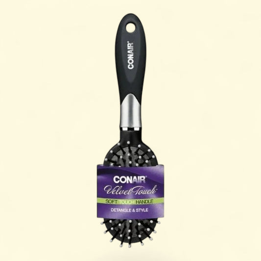 Conair Velvet Touch Vent Brush, Dry, Style & Voluminize, (Single Unit)