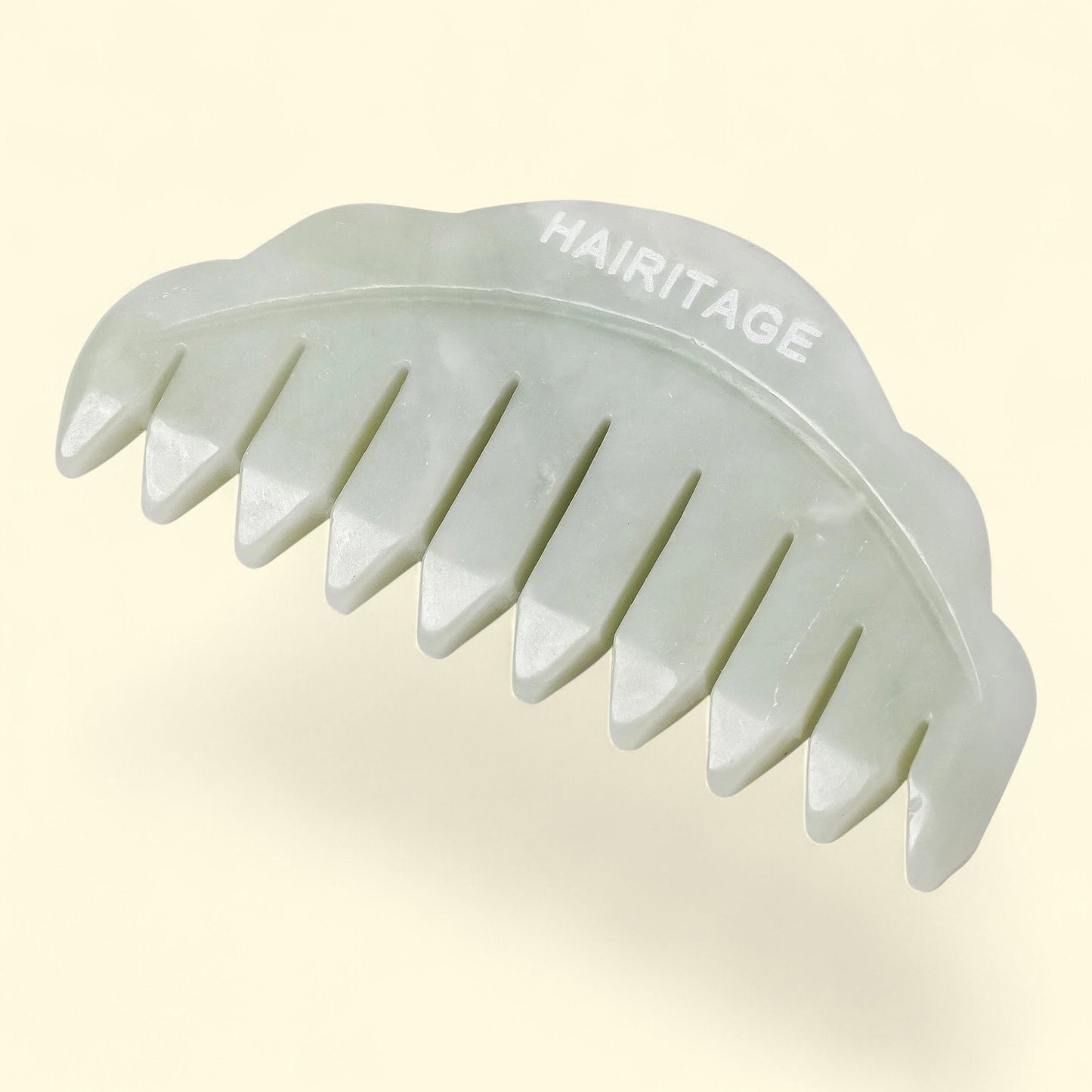 Hairitage Good Vibes Jade Comb Scalp Massager, 1 PC