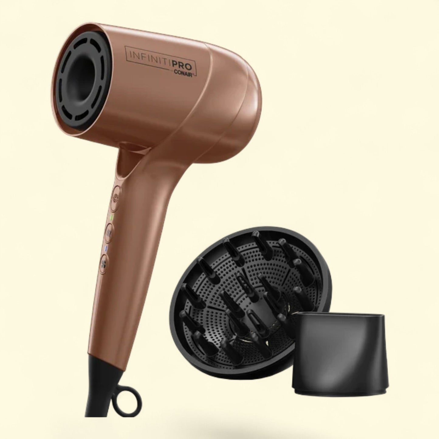 Conair InfinitiPRO DigitalAIRE LE Hair Dryer, Ionic Technology, Includes Diffuser and Concentrator, (Single Unit)
