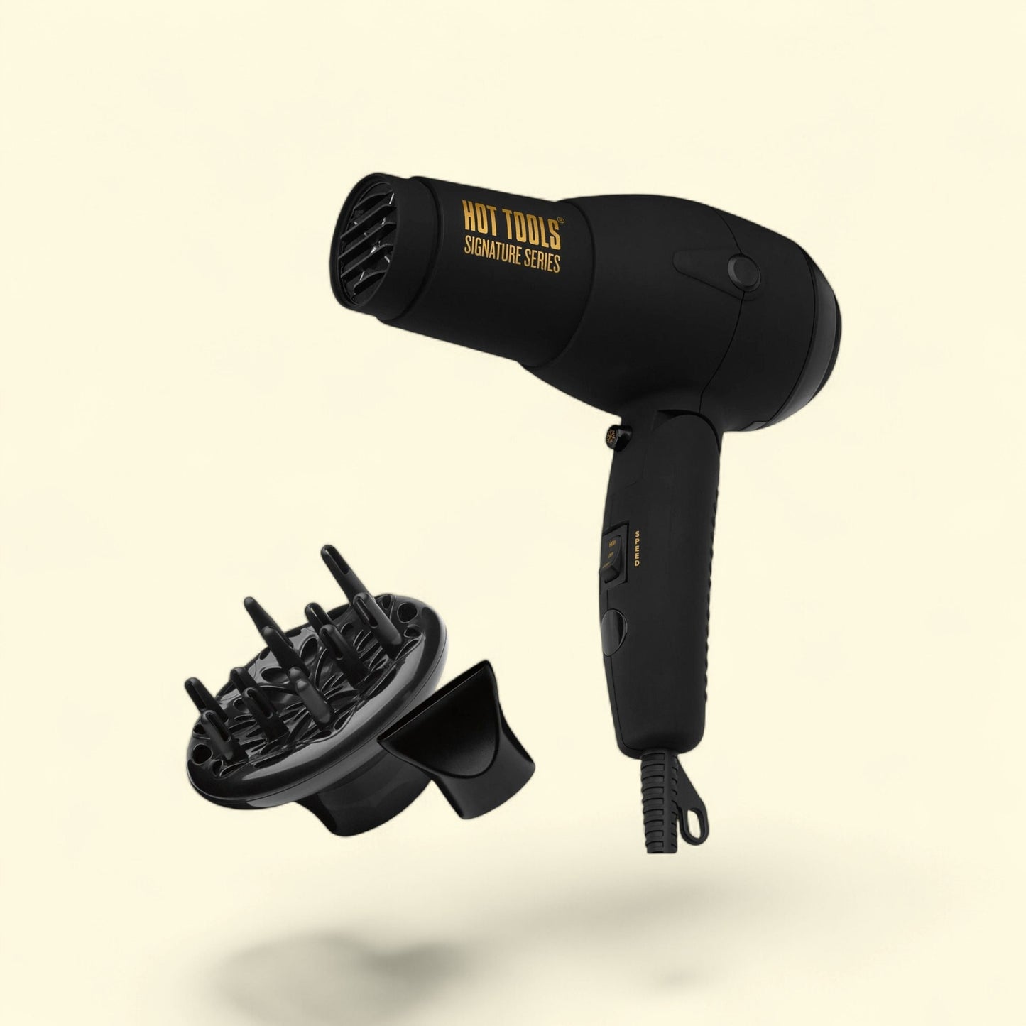 Hot Tools Pro Signature Ionic Hair Dryer, 1875W, Black,3-in-1 set — authentic US product shipped worldwide by Treatspree